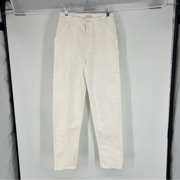 Mother Private Double Pocket Ship White Denim Jean in Fairest of them All 27 NWT - Picture 2 of 12